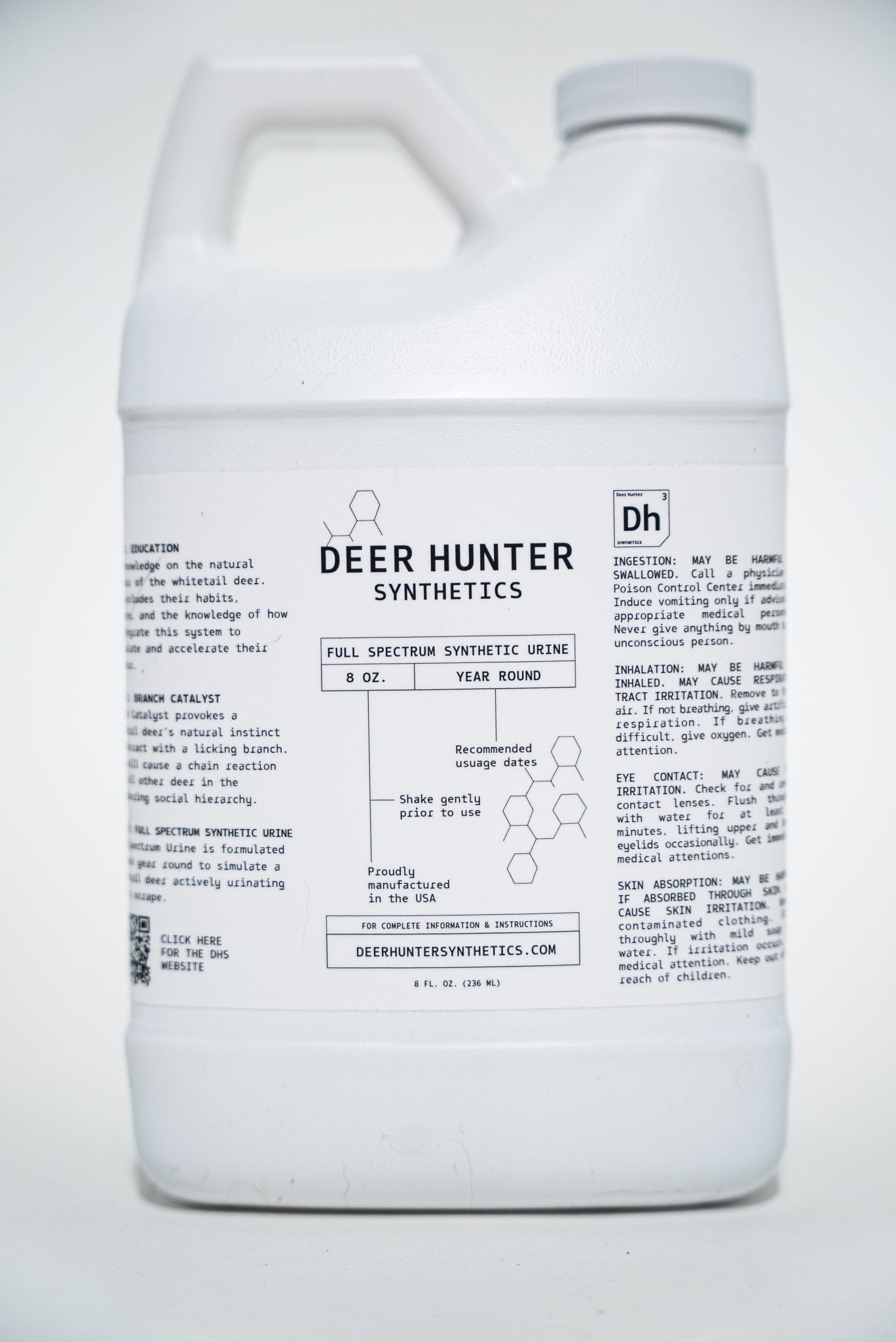 Half Gallon BCM - 1 Full Spectrum Mock Scrape Kit – Branch Catalyst + Synthetic Deer Urine + Sprayer - Deer Hunter Synthetics